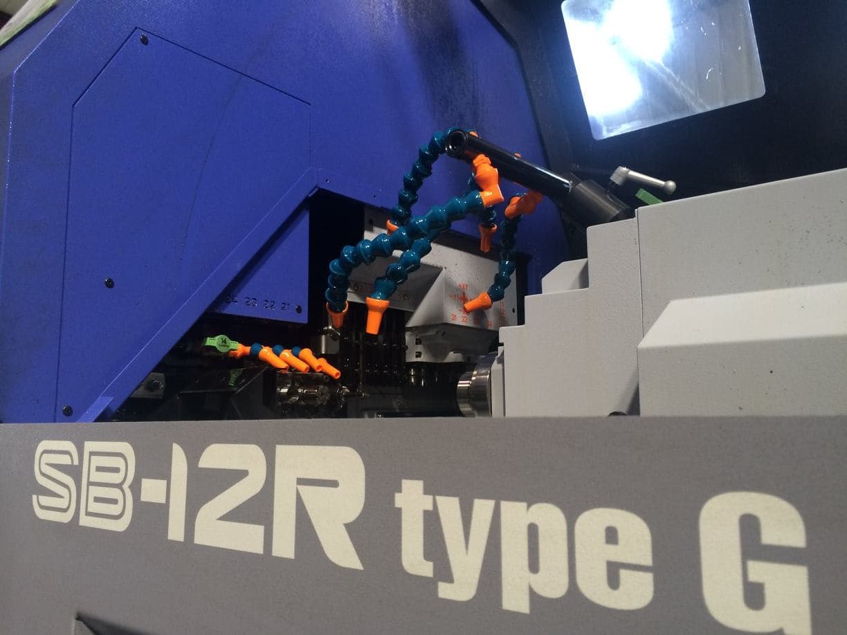 Tooling area and model label of a Star SB-12R type G